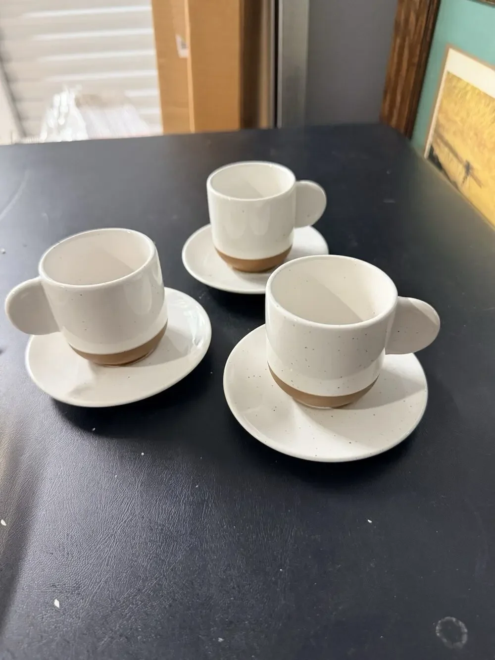 Mora Ceramics Demitasse Espresso Cup & Saucer Set
